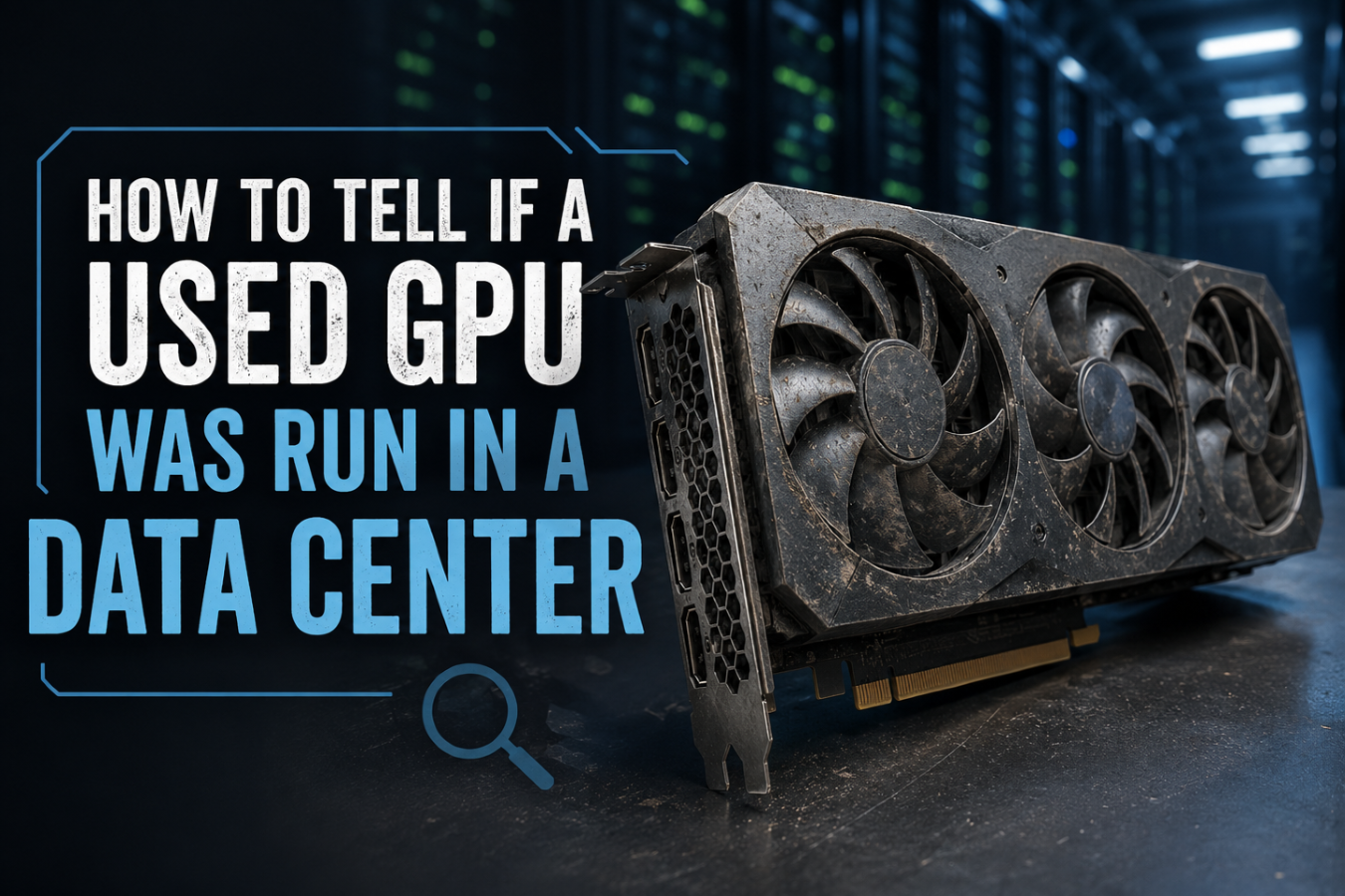 How to Tell If a Used GPU Was Run in a Data Center