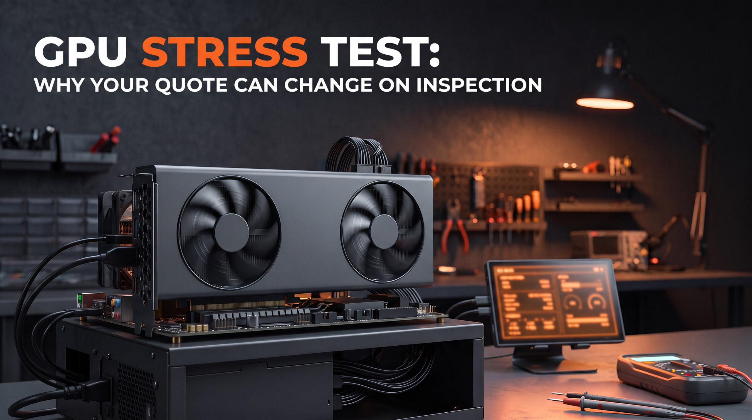 GPU Stress Test: Why Your Quote Can Change After Inspection